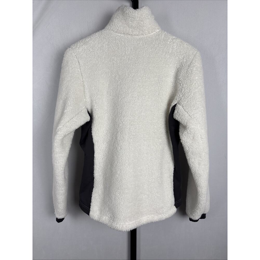 Helly Hansen Fleece Jacket Women's Small White High Pile Full Zip Stretch Panels - Picture 7 of 12